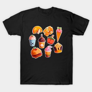 #8 Cute happy dessert sticker pack T-Shirt